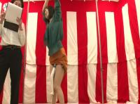 【電マ】「ぁあ゛っ！ぃ、イってぅ！！」ももクロ緑に似てる素人が余裕の笑顔から一変！顔を歪ませて絶頂パコ！！！！