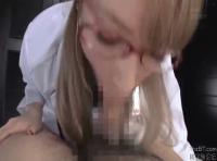 巨乳ハーフ痴女の淫語責め、玉舐めジュポジュポフェラごっくん