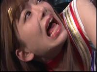 【フェラ】悪の肉棒に完全支配される童顔戦士！屈辱の失禁イキで果てる