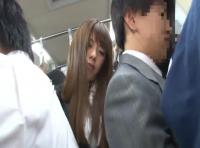 【OL】女子⚫︎生からOLまで…満員電車でパンティの中に指もチ●ポも突っ込まれそのまま射精される