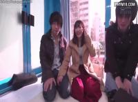 彼女の裸を当てられなかった彼氏に罰ゲーム！目の前で彼女を犯し大量中出し