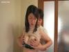 《岡江凛/巨乳熟女人妻中出し》明るい彼女の母の肉体を散々弄んだあげく膣最奥に精液を注いだ