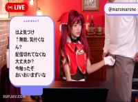 金髪コスプレの巨乳女が濃厚フェラと騎乗位で男を悶絶させるFUCK！